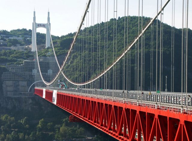 Aizhai Bridge - Top Longest Suspension Bridges In The World