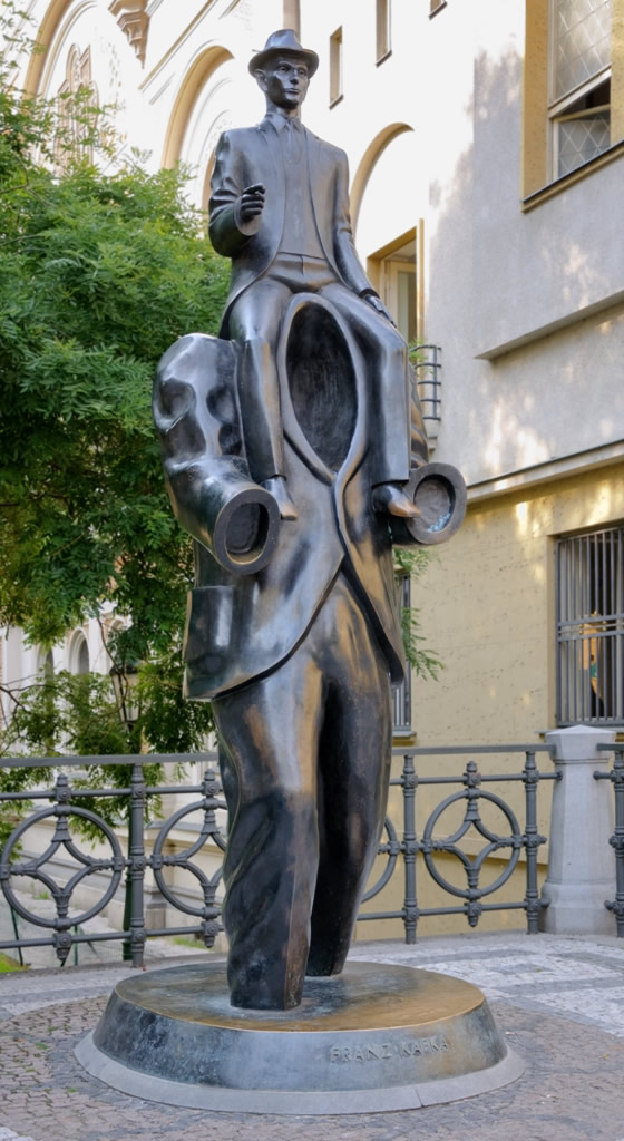 Franz Kafka Monument, Prague - Quirky and Unique Sculptures from Across the World