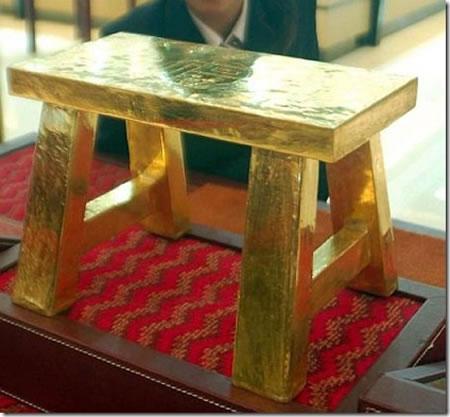 Golden Stool - World’s Most Expensive Furniture Pieces