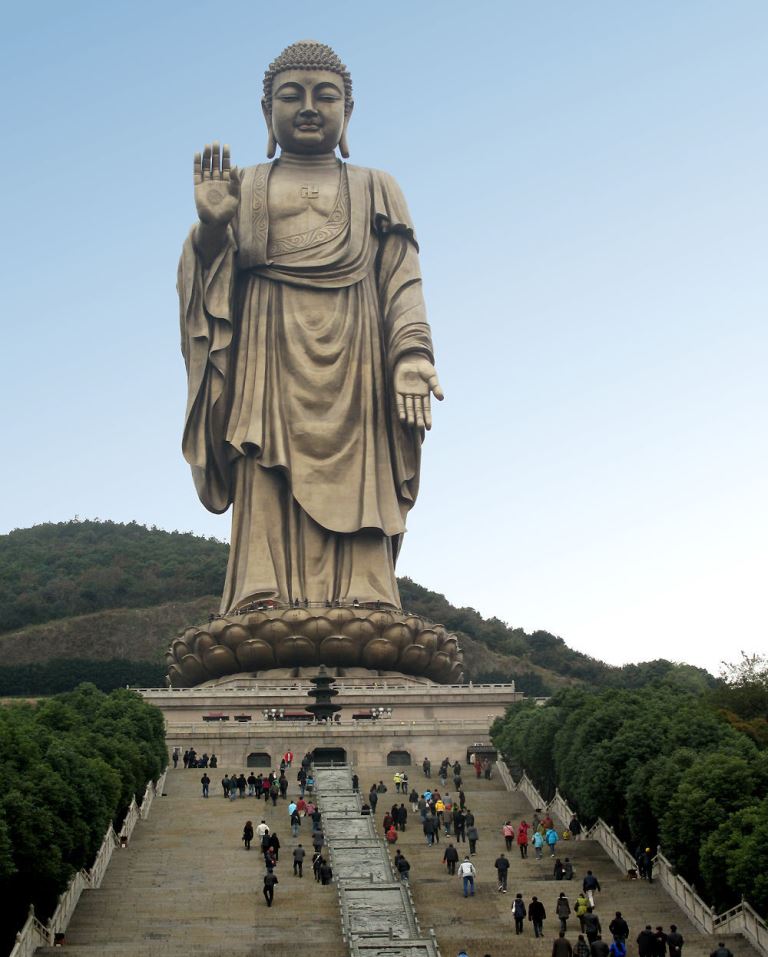 Grand Buddha at Ling Shan - Tallest And Most Majestic Statues In The World