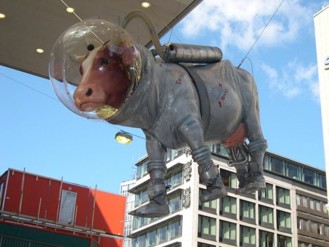 Space Cow, Stockholm - Quirky and Unique Sculptures from Across the World