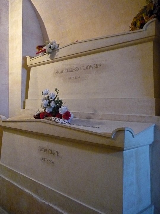 Tomb of Pierre and Marie Curie, Panthéon, Paris, 2011