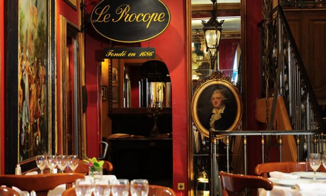 Cafe Le Procope - Paris France 1686 - Which are the oldest coffee houses around the world