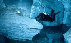 Orda Cave in Russia Interior