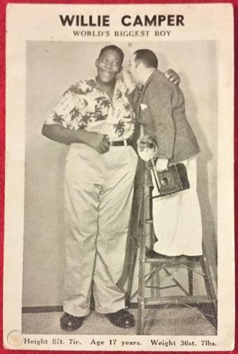 Willie Camper - Top Tallest People In The Human History With Pictures